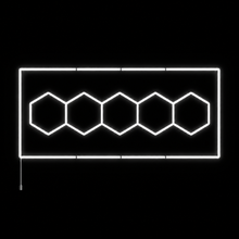 NORTHLUMEN® 5er Hexagon LED-Lichtsystem mit Rahmen