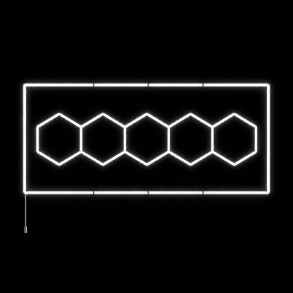 NORTHLUMEN® 5er Hexagon LED-Lichtsystem mit Rahmen