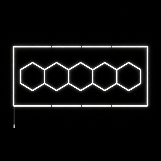 NORTHLUMEN® 5er Hexagon LED-Lichtsystem mit Rahmen