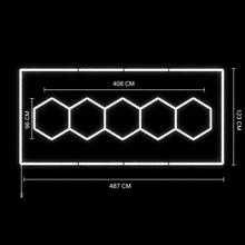 NORTHLUMEN® 5er Hexagon LED-Lichtsystem mit Rahmen