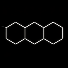NORTHLUMEN® 3er Hexagon LED-Lichtsystem Linear