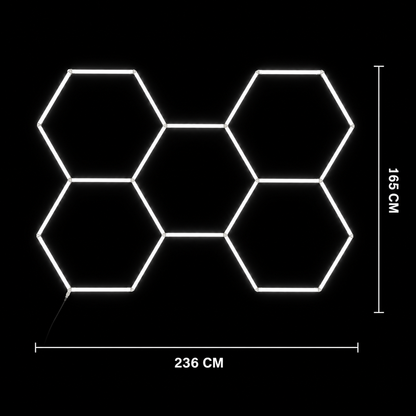 NORTHLUMEN® 5er Hexagon LED-Lichtsystem