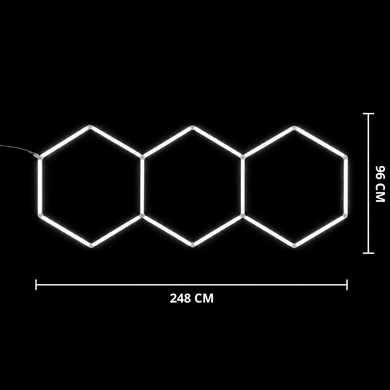NORTHLUMEN® 3er Hexagon LED-Lichtsystem Linear