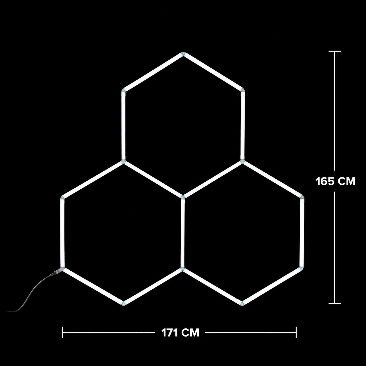NORTHLUMEN® 3er Hexagon LED-Lichtsystem