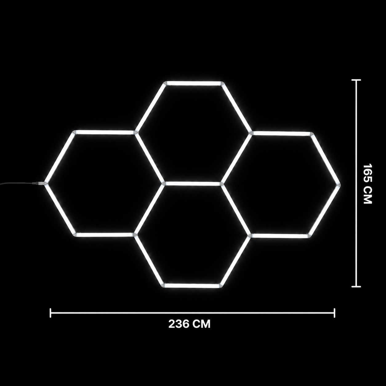 NORTHLUMEN® 4er Hexagon LED-Lichtsystem