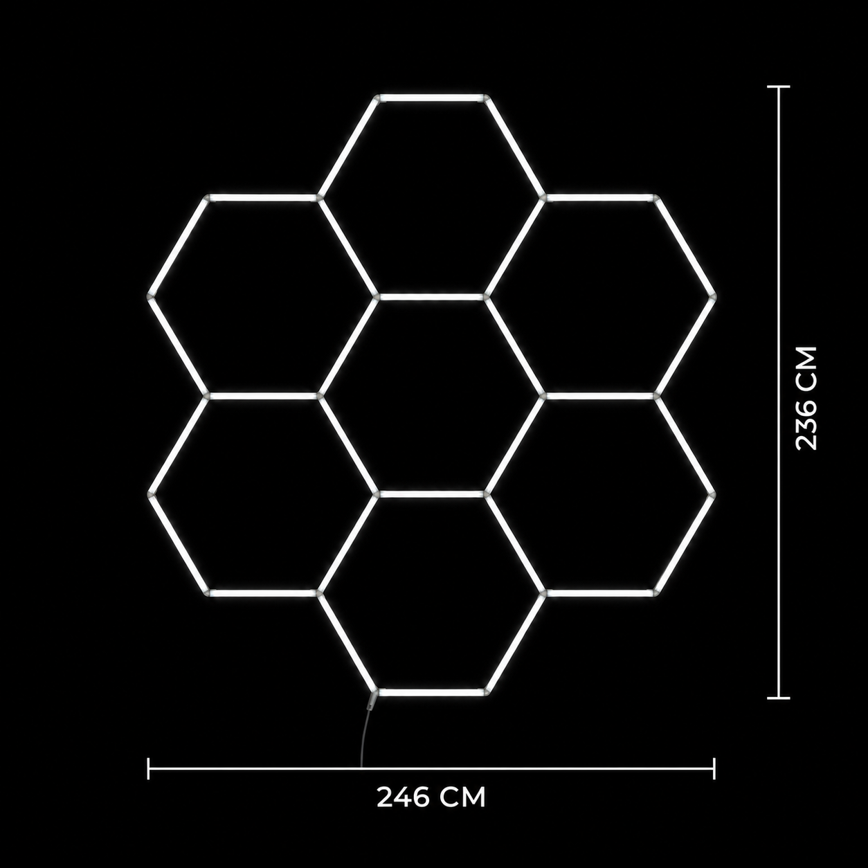 NORTHLUMEN® 7er Hexagon LED-Lichtsystem
