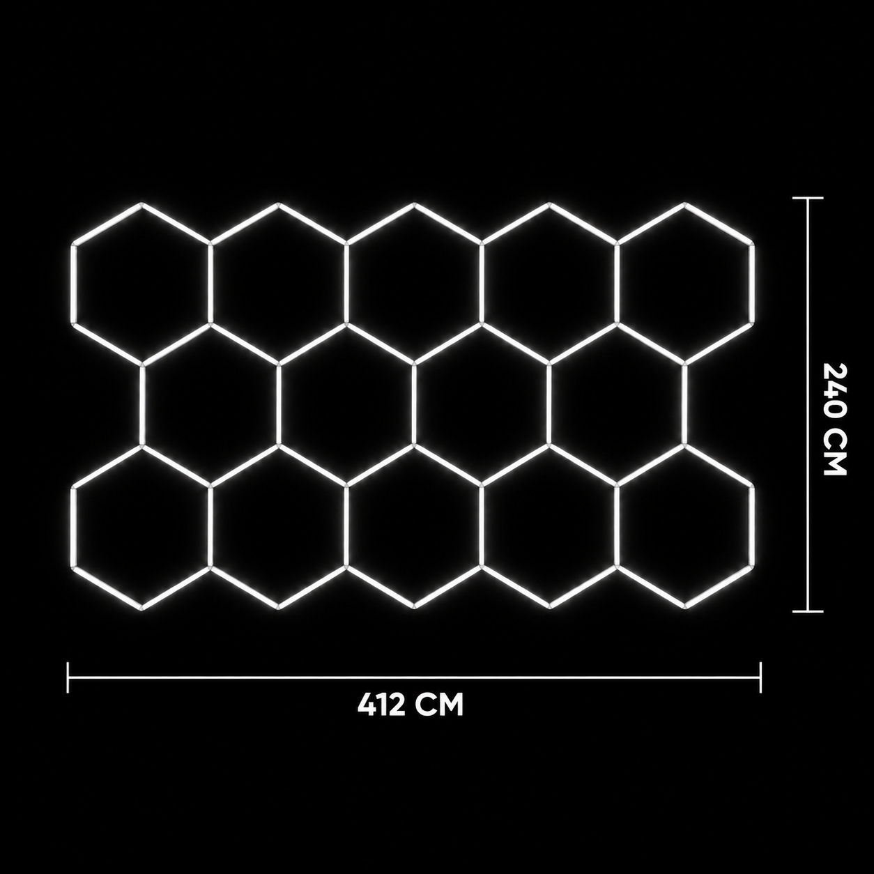 NORTHLUMEN® 14er Hexagon LED-Lichtsystem