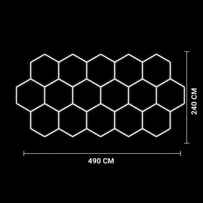 NORTHLUMEN® 16er Hexagon LED-Lichtsystem