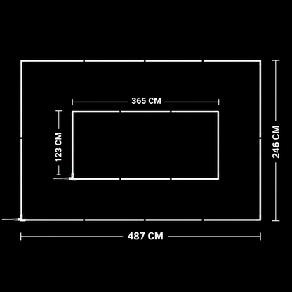 NORTHLUMEN® LED-Lichtsystem – 246 x 487 cm