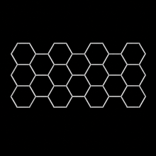 NORTHLUMEN® 18er Hexagon LED-Lichtsystem