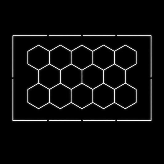 NORTHLUMEN® 14er Hexagon LED-Lichtsystem mit Rahmen