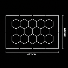 NORTHLUMEN® 14er Hexagon LED-Lichtsystem mit Rahmen