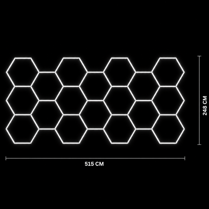 NORTHLUMEN® 18er Hexagon LED-Lichtsystem